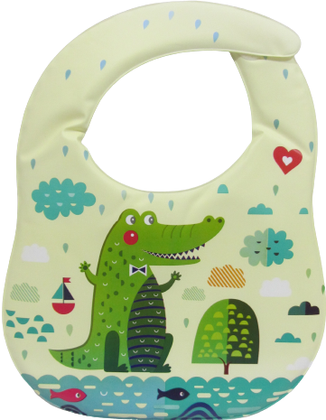 Cartoon Print Bib Set