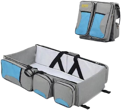 Daiper Bag + Travel Bed