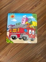 3D Cartoon Wooden Animals Vehicles Jigsaw Puzzles Board For Kids (KD)