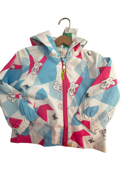 Cartoon Print Windproof Jacket (KD)