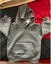Toddler Boy/Girl Solid Color Textured Hoodie Sweatshirt
