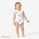 Baby Boy/Girl Cotton Allover  Scallop Print Tank Romper