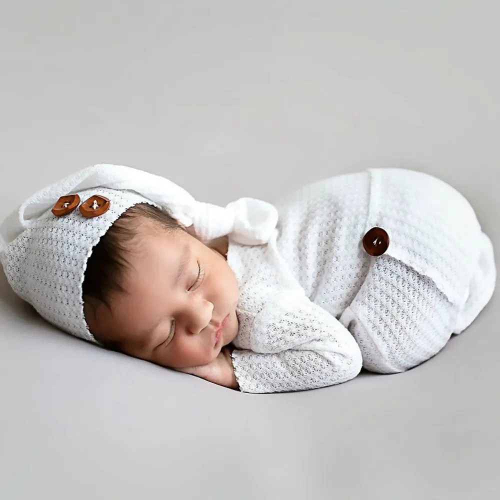 2PCS Baby Knitting Newborn Photography Props Crochet Baby Hats