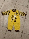 Patpat-100% Cotton Giraffe Print Long-sleeve Yellow Baby Jumpsuit-3nb22-1927152