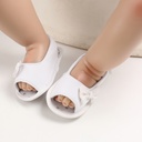 Baby / Toddler Girl Pretty Solid Bowknot Sandals