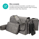 bblüv - Ültra - Diaper bag - Heather Grey