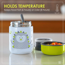 bblüv - Foöd - Thermal food container with spoon - Lime