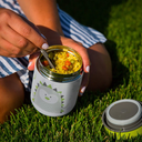 bblüv - Foöd - Thermal food container with spoon - Lime