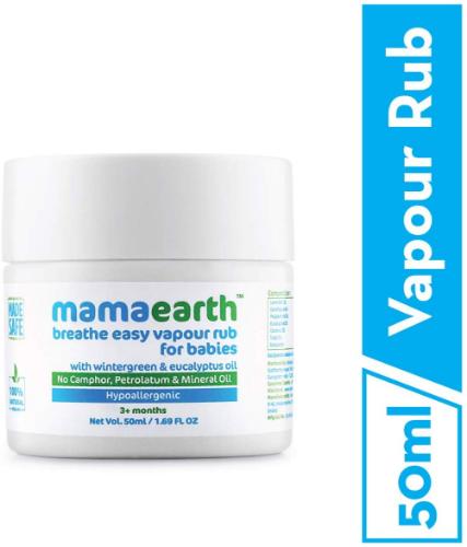 Mamaearth Natural Breathe Easy Vapour Rub Balm for Babies