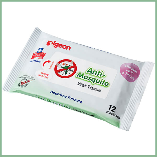 Anti-Mosquito Wet Tissues, 12s with Inner Carton (Eng Version)