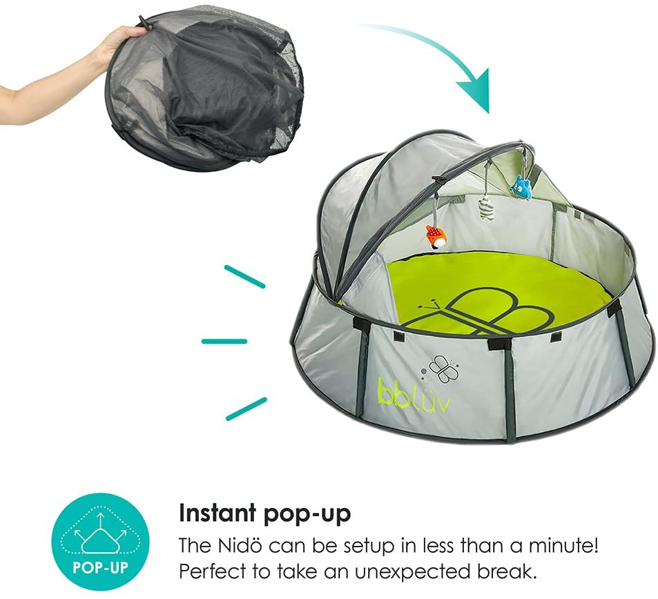 bblüv - Nidö - 2 in 1 Travel & Play Tent