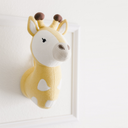 Crane Giraffe plush head wall décor