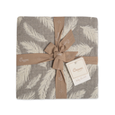 Crane Jacquard Blanket Grey Feather