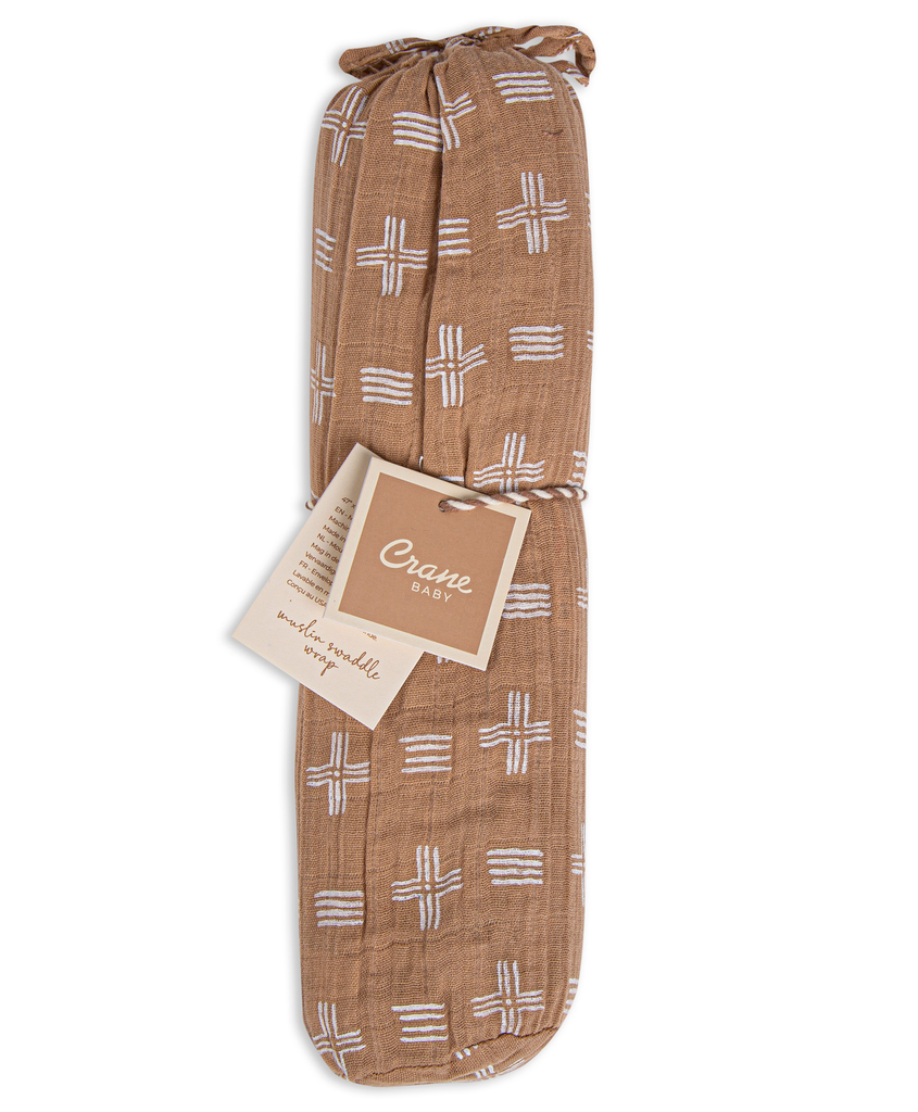 Crane Kendi Single  Swaddle Wraps (Copper Dash)