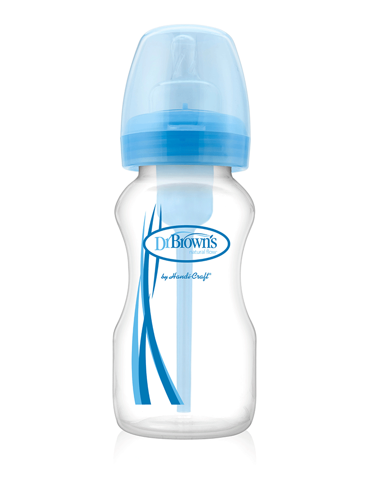 9 oz / 270 ml PP Wide-Neck "Options" Baby Bottle, 1-Pack 