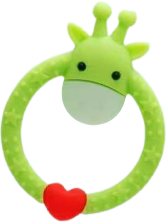 Baby Teether pink / Green  / Yellow