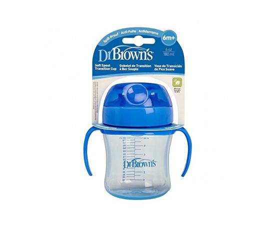 DR BROWN 6oz/180ml Soft-Spout Transition Cup Assorted (6m+)