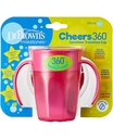 DR BROWN Cheers 360 Cup with Handles, 7 oz/200 ml, Pink