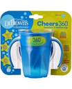 DR BROWN Cheers 360 Cup with Handles, 7 oz/200 ml, Blue