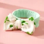 Baby Pretty Heart Print Bowknot Headband