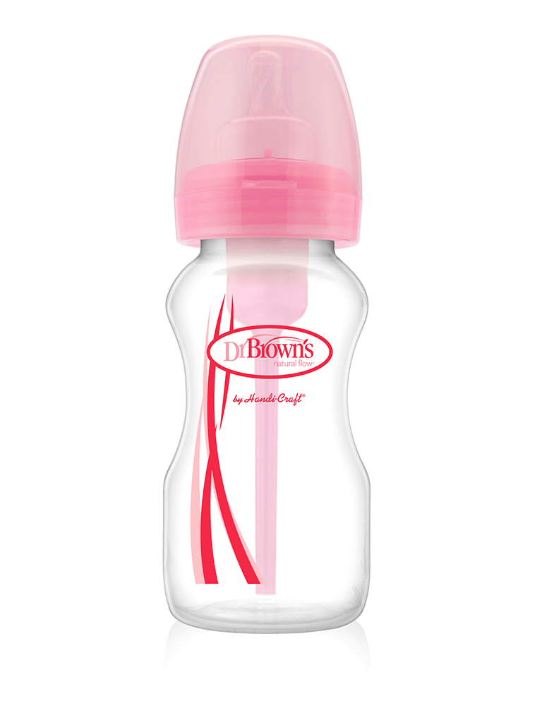 DR BROWN 9 oz / 270 ml PP Wide-Neck "Options" Baby Bottle, 1-Pack