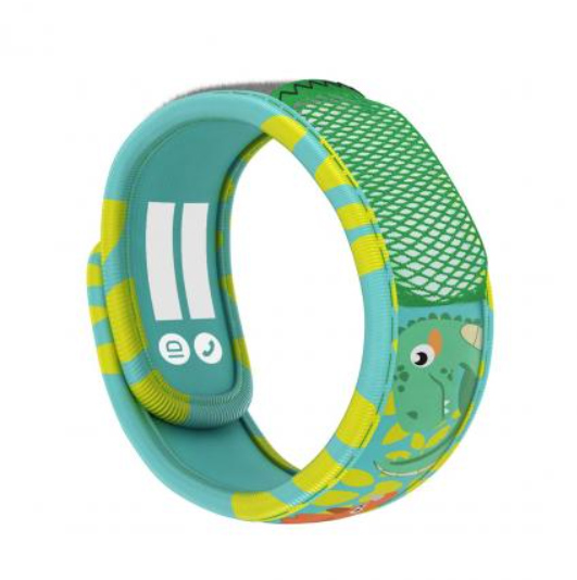 PARA'KITO® Wristband Kids Green Dinosaur (EN)