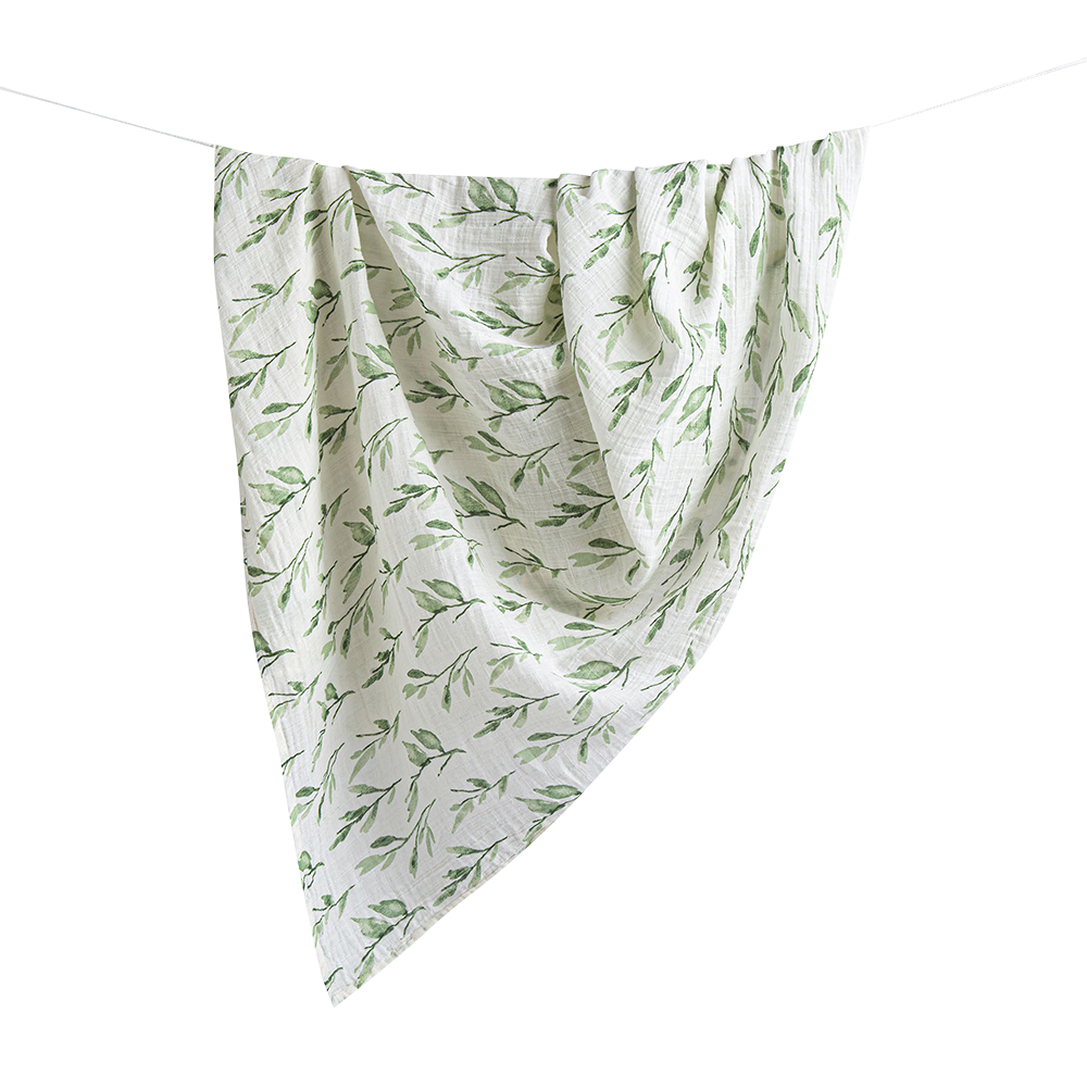 Crane Parker Single Swaddle Wraps (Leaf)