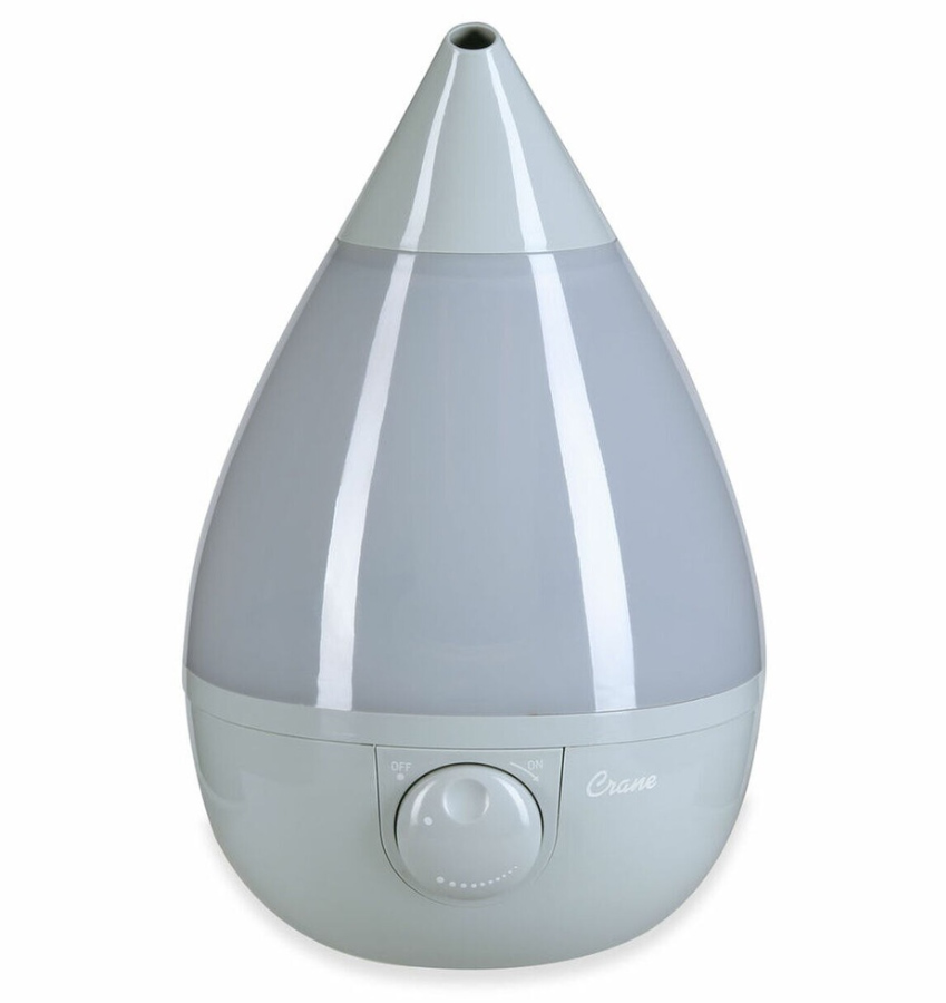 Crane Drop Ultrasonic Cool Mist Humidifier Grey (EE-5301GR)