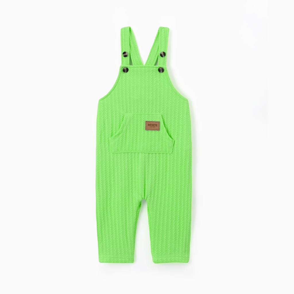 Baby Girl/Boy Stylish Solid Color Overalls