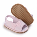 Baby / Toddler Girl Pretty Solid Bowknot Sandals