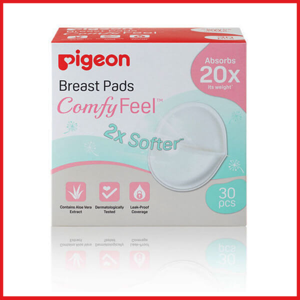 Pigeon Breast Pads Comfy Feel 2x Softer 30pcs