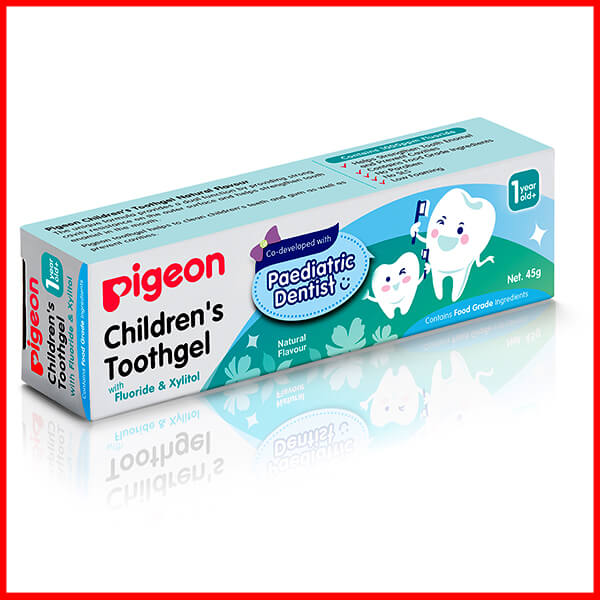 Pigeon Children's Toothgel Natural Flavour (EN)