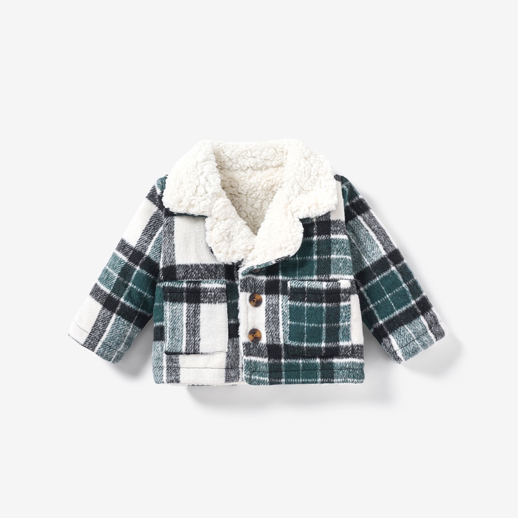  Boys' Christmas Lapel Avant-garde Coat 