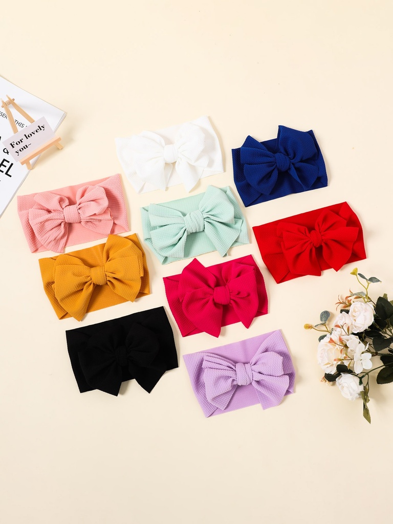 Solid Bowknot Headband for Girls