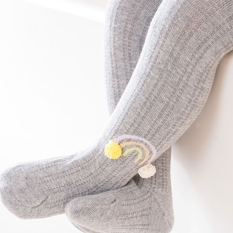 Rainbow striped leggings