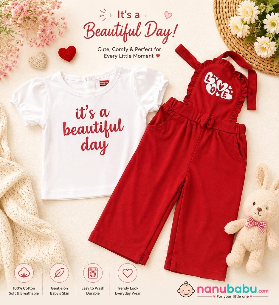 Beautiful Day Baby Outfit Set