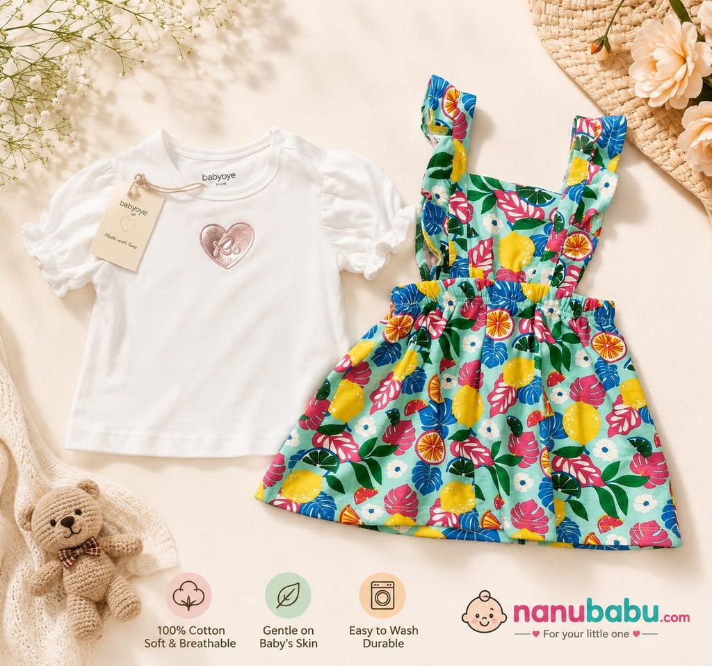 Tropical Charm Baby Outfit Set
