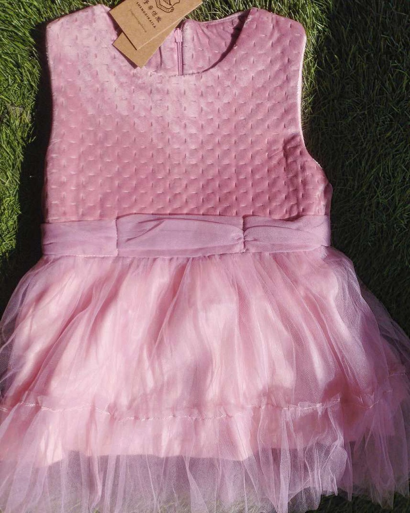 Pink Baby Dress (KD1-044-WIN22)