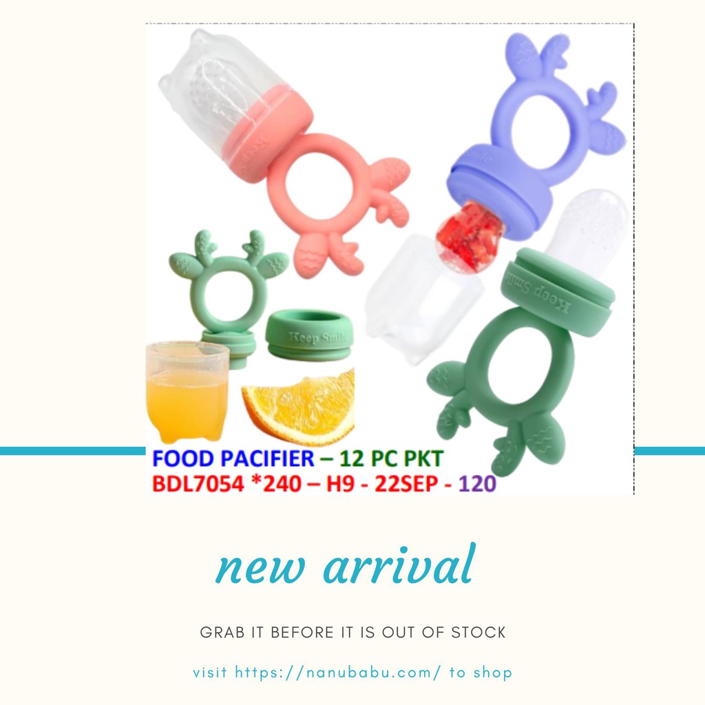 Baby Pacifier Fruit Feeder/Food Pacifier