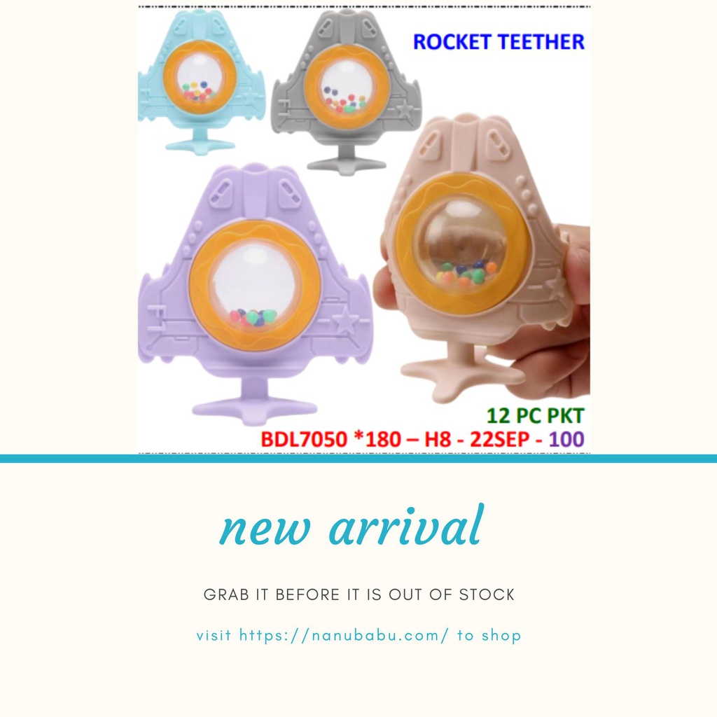 Baby Silicone Rocket Teether