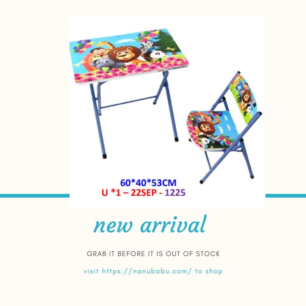 Kid’s Foldable Table & Chair Set