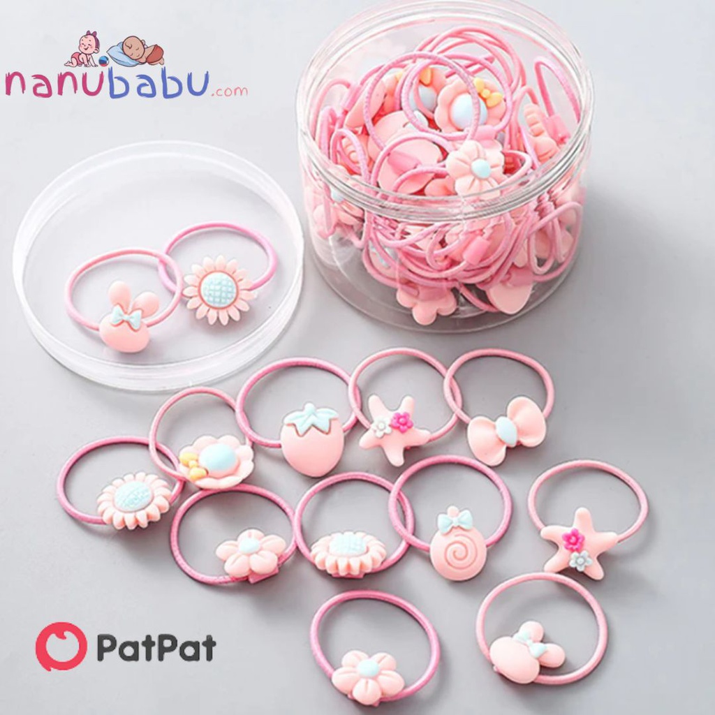 Patpat:(nb13- 19612752) 20-piece Adorable Hairbands for Girls