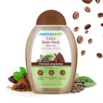 Mamaearth CoCo Body Wash With Coffee and Cocoa For Skin Awakening - 300 ml