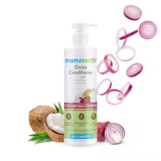 Mamaearth Onion Conditioner for Hair Growth & Hair Fall Control with Onion & Coconut, 400ml