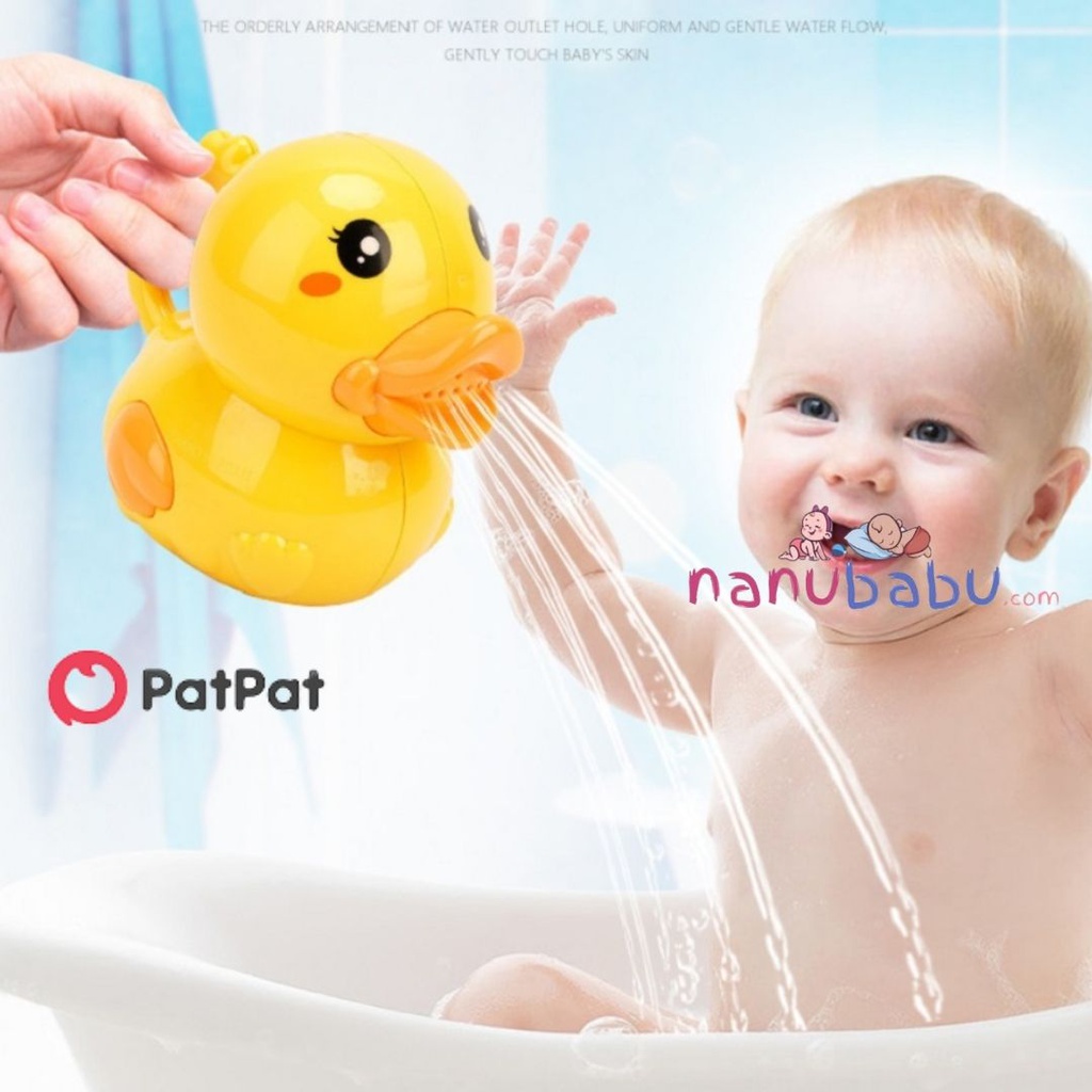 Baby Shampoo Cup Cartoon Duck Baby Infant Shower Supplies Educational Water Toy-3nb20-20350606