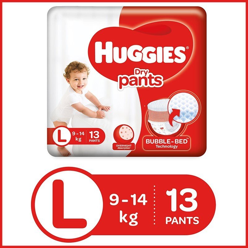 Huggies Wonder Dry Pants Large(9-14kg) 13 Pants