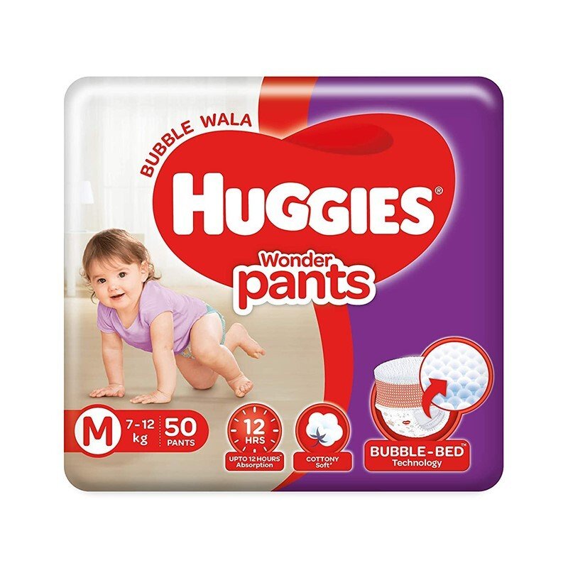 Huggies Wonder Pants Medium(7-12kg) 50 Pants
