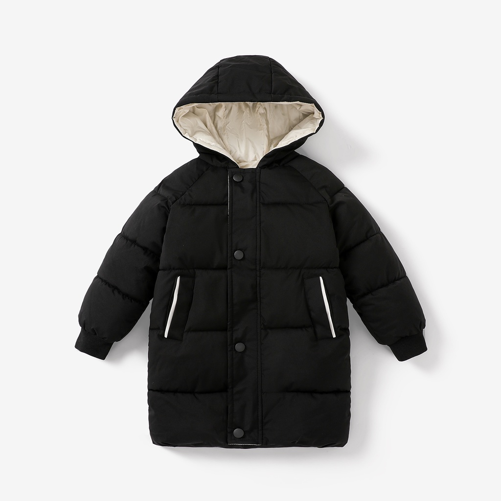 Toddler/Kid Boy/Girl Hooded Button Design Cotton-Padded Coat