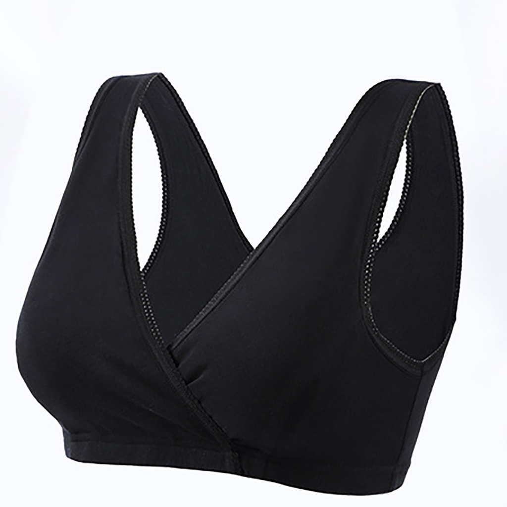 Nursing Black Wrap Bra