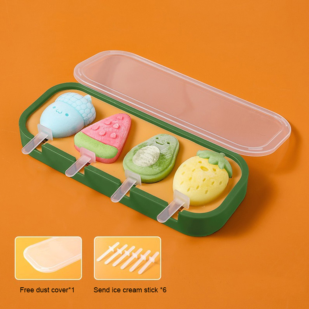 Silicone Popsicles Molds, Food Grade Reusable Popsicle Molds for Kids, Homemade Popsicles Molds, Ice Cream Mold